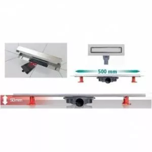 Wirquin Rigola de dus Venisio Slim 50 cm faiantabila
