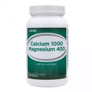 GNC Calciu 1000mg Magneziu 400mg 180tb