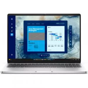 Dell Laptop Pro 16 PC16250, Intel Core Ultra 7 265U, 16 inch, RAM 16GB, SSD 512GB, Intel Graphics, Windows 11 Pro, Platinum Silver