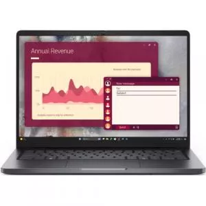 Dell Laptop Pro 14 PC14250, Intel Core Ultra 5 235U, 14 inch, RAM 16GB, SSD 1TB, Intel Graphics, Windows 11 Pro, Magnetite