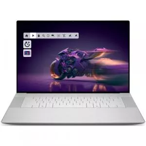 Dell Laptop 16 Premium DA16250 (Procesor Intel® Core™ Ultra 7 255H (24M Cache, up to 5.1 GHz), 16.3inch WQUXGA Touch, 32GB LPDDR5X, 1TB SSD, nVidia GeForce RTX 5060 @8GB, Windows 11 Pro, Argintiu)