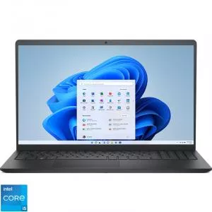 Dell Laptop 15 DC15250 (Procesor Intel® Core™ i5-1334U (12M Cache, up to 4.60 GHz) 15.6inch FHD 120Hz, 8GB DDR4, 512GB SSD, Intel Graphics, Win 11 Pro, Negru)
