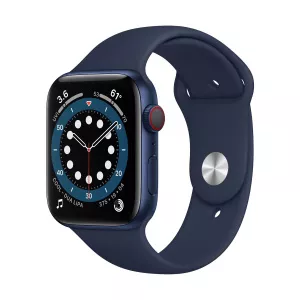 Apple Watch Series 6 GPS + Cellular Blue Aluminum, 44 mm, Deep Navy Band