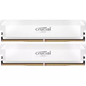 Crucial Memorii Pro Overclocking CP2K32G64C40U5W Intel XPM 3.0/AMD EXPO, 64 GB (2x 32GB), DDR5-6400 MHz, CL 40, Dual Channel