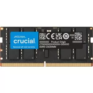 Crucial 24GB, DDR5, 6400MHz, CL52, 1.10v, CSODIMM