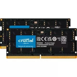 Crucial Memorii laptop, DDR5, 96 GB (2 x 48GB), 5600 MHz, CL46, Dual Channel