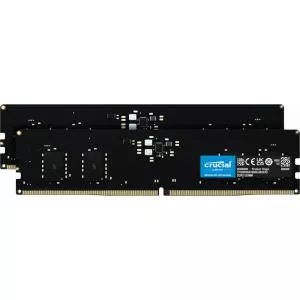 Crucial Kit memorii RAM, Dual Channel, 2x8GB, DDR5, Negru