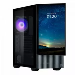 Zalman Carcasa Z10 DS, MiddleTower, Fara sursa, ATX, mATX, mITX, Negru