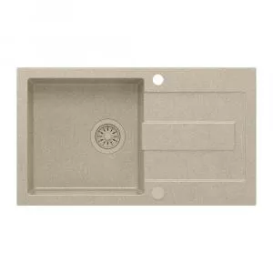 Quadron Chiuveta compozit incastrata Pop Christian 111 bej nisip 78x45 cm