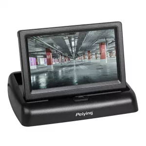 Peiying Monitor Auto TFT, 4.3 inch, 2 intrari video, 5W