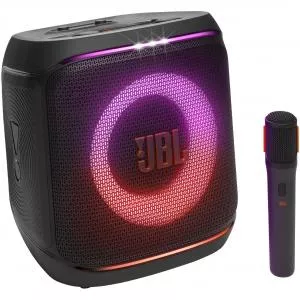 JBL Boxa portabila Partybox Encore 2, 100W, Bluetooth, Microfon wireless, Autonomie 15 ore, Auracast, IPX4, Negru
