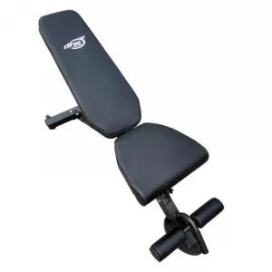 DHS Banca ajustabila pentru abdomene, 147 x 51 x 114 cm, otel, invelis sintetic, spatar reglabil, maxim 140 kg