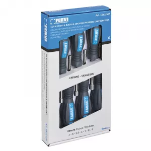 FERVI Set surubelnite cu cap tubular CB02/07P