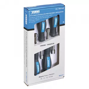 FERVI Set surubelnite cu cap tubular CB02/04P