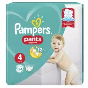 Pampers Scutece Pants Carry Pack Nr 4, 9-15 kg, 24 buc