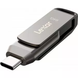 Lexar Memorie USB JumpDrive Dual Drive D400, 64GB, USB Type-C/USB-A