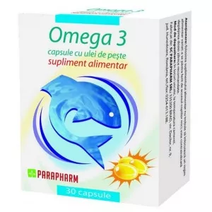 QUANTUM PHARM Omega 3 Ulei De Peste 30cps