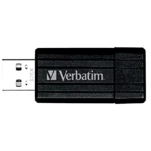 Verbatim Store 'n' Go PinStripe USB Drive Black 32GB (49064)