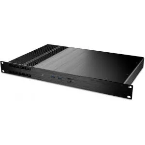 Akasa Carcasa Galileo TU3 Plus Thin-Mini-ITX 1U Negru