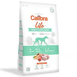 Calibra Dog Life Junior Large Breed cu Pui 12 kg