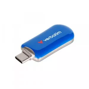 Verbatim Memorie USB Plectra, 128GB, USB-C 3.0, Albastru