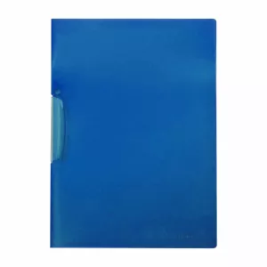 Daco Mapa plastic cu clips, albastru