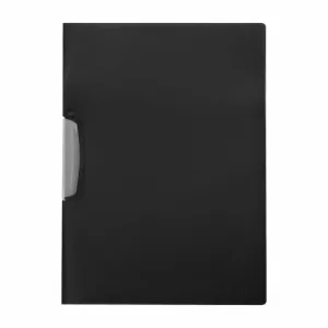 Daco Mapa plastic cu clips, negru