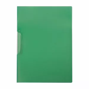 Daco Mapa plastic cu clips, verde