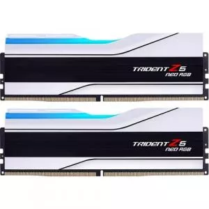 G.Skill Kit Memorie Trident Z5 Neo RGB White AMD EXPO 32GB, DDR5-6000Mhz, CL28, Dual Channel