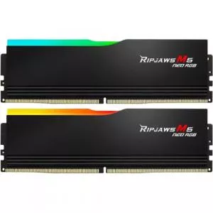 G.Skill Kit Memorie Ripjaws M5 Neo RGB AMD EXPO, 64 GB, DDR5-6000 MHz, CL 28, Dual Channel