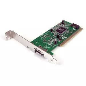 StarTech.com 1 Port eSATA + 1 Port SATA PCI SATA Controller Card w/ LP Bracket PCIESATA2I