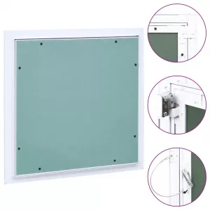 vidaXL Trapă de acces din gips-carton, cadru de aluminiu, 200 x 200 mm