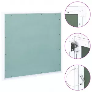 vidaXL Trapă de acces din gips-carton, cadru de aluminiu, 600 x 600 mm