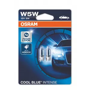 Osram Becuri W5W Cool Blue Intense