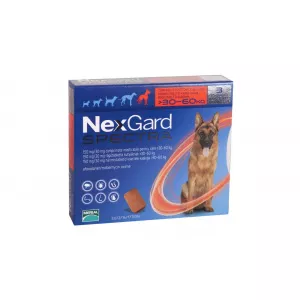 Merial Nexgard Spectra Caine XL 30-60 kg Kg x 1 Tableta