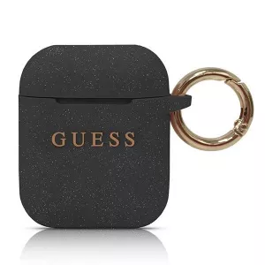 Guess Husa Airpods Generation 1/2 Silicon Negru