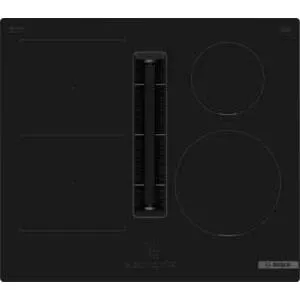 Bosch Plita inductie  cu hota extractiva Serie 4 PVS611B16E hob Black Built-in 59.2 cm  4 zone Negru