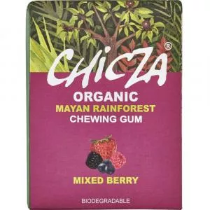Chicza Guma de mestecat cu fructe de padure bio 30g
