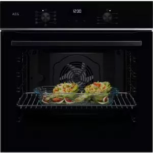 AEG TU5AB21FSB, Electric, 72 L, Autocuratare hidrolitica, Aqua Cleaning, Grill, Clasa A+, Negru