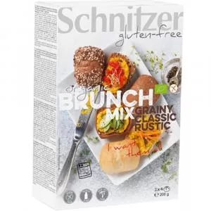 Schnitzer Mix de chifle FARA GLUTEN pentru mic dejun bio 200g