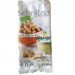 Schnitzer Mini grisine cu susan FARA GLUTEN bio 100g