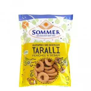 Sommer Taralli cu fenicul si susan FARA GLUTEN bio 100g