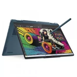 Lenovo Laptop 2-in-1 Yoga 7 14AKP10, AMD Ryzen AI 5 340, 14 inch Touch, RAM 16GB, SSD 512GB, AMD Radeon 840M, Windows 11, Tidal Teal