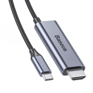 Baseus Cablu Type-C la HDMI + PD C-Video Dark Gray