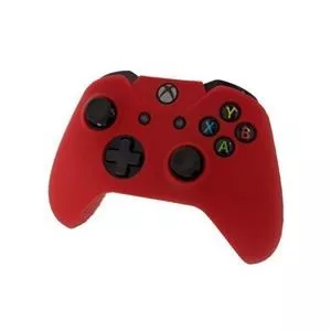 Assecure Pro Soft Silicone Protective Cover With Ribbed Handle Grip Red Xbox One