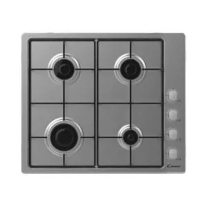 Candy Plita Gaz incorporabila CHW6LX 4 Arzatoare, Aprindere electrica, 60 cm, Inox