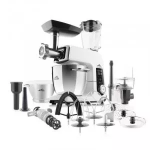 ETA Robot de bucatarie20389000, 1700 W, bol 6.7 litri + bol 3.5 litri, Control tactil, Alb