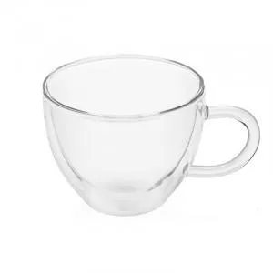 ETA Set 2 cesti pentru cappuccino5180 92010, 230 ml, pereti dubli din sticla borosilicata