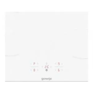 Gorenje Plita cu inductie incorporata GI6401WSC, 60 cm, 4 zone de gatit, PowerBoost, Alb