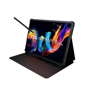 TCL Tableta NXTPAPER 11 Plus 9469X2, Procesor Octa-Core MediaTek Helio G100, Ecran 11.5inch, 8GB RAM, 256GB Flash, 8MP, Wi-Fi, Bluetooth, Android + Husa si Stylus (Gri)
